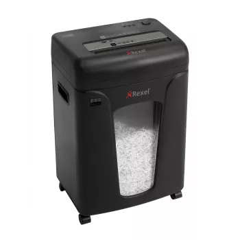 Rexel Mercury REM820 Jam Free distruggidocumenti P5, microtaglio, larghezza di lavoro 22,5 cm, dimensione di taglio 1,9 x 15 mm, volume di raccolta 21 L, 220 fogli, 58 dB