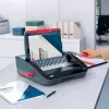 GBC CombBind CB20 rilegatrice a pettine in plastica, nero/argento/rosso