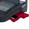 GBC CombBind CB20 rilegatrice a pettine in plastica, nero/argento/rosso