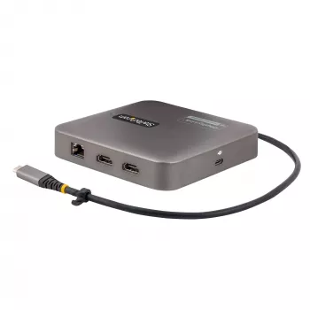 StarTech.com docking station USB-C, doppio 4K 60Hz HDMI, compatibile con Macbook Pro (M1/M2/M3/M4) e Windows, hub USB-A/USB-C 10Gbps, 100W Power Delivery, GbE, SD, cavo 56cm