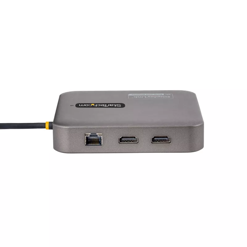 StarTech.com docking station USB-C, doppio 4K 60Hz HDMI, compatibile con Macbook Pro (M1/M2/M3/M4) e Windows, hub USB-A/USB-C 10Gbps, 100W Power Delivery, GbE, SD, cavo 56cm