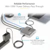 StarTech.com docking station USB-C, doppio 4K 60Hz HDMI, compatibile con Macbook Pro (M1/M2/M3/M4) e Windows, hub USB-A/USB-C 10Gbps, 100W Power Delivery, GbE, SD, cavo 56cm