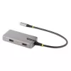 StarTech.com Adattatore multiporta USB-C – HDMI 4K 60Hz – HDR – hub USB 3.0 a 2 porte 5Gbps – Power Delivery pass-through 100W – GbE – certificato Works with Chromebook – Windows/macOS