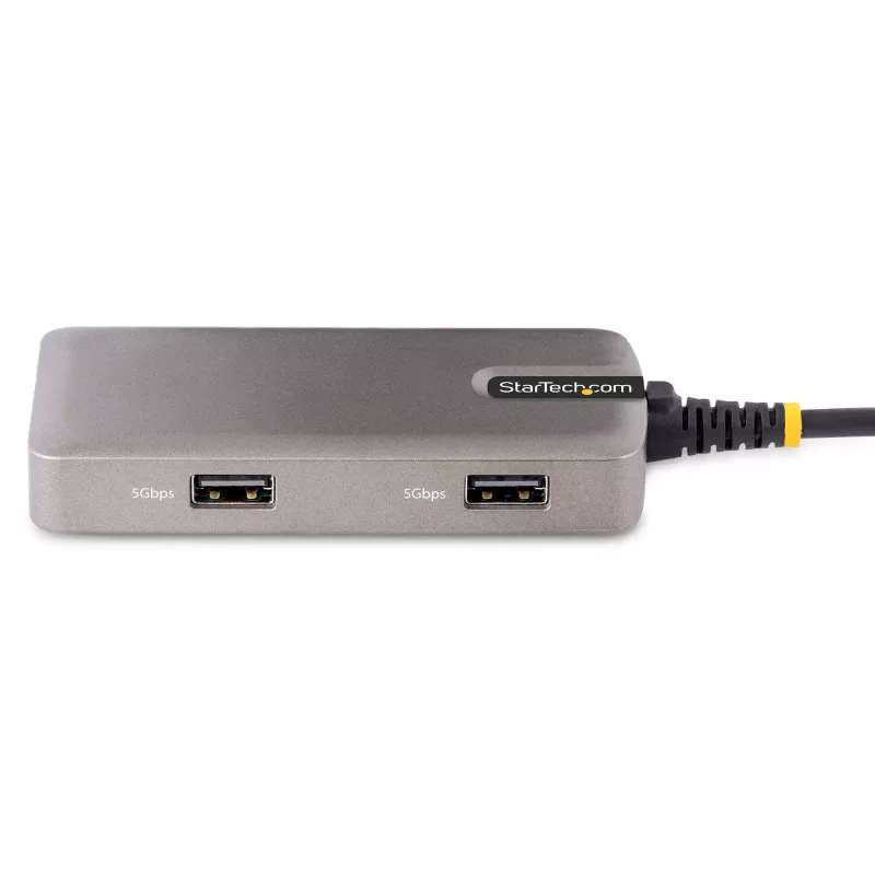 StarTech.com Adattatore multiporta USB-C – HDMI 4K 60Hz – HDR – hub USB 3.0 a 2 porte 5Gbps – Power Delivery pass-through 100W – GbE – certificato Works with Chromebook – Windows/macOS