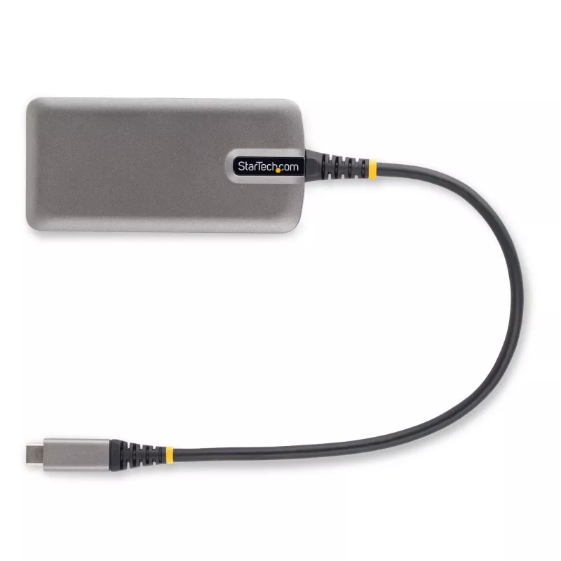 StarTech.com Adattatore multiporta USB-C – HDMI 4K 60Hz – HDR – hub USB 3.0 a 2 porte 5Gbps – Power Delivery pass-through 100W – GbE – certificato Works with Chromebook – Windows/macOS