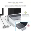 StarTech.com Adattatore multiporta USB-C – HDMI 4K 60Hz – HDR – hub USB 3.0 a 2 porte 5Gbps – Power Delivery pass-through 100W – GbE – certificato Works with Chromebook – Windows/macOS
