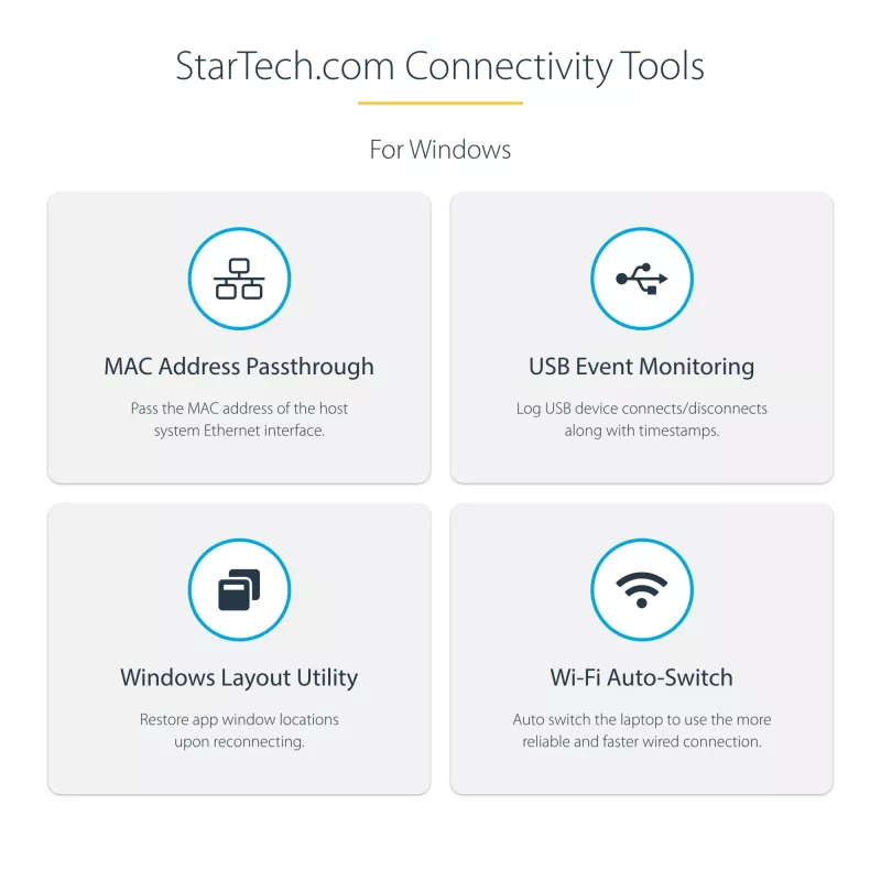 StarTech.com Adattatore multiporta USB-C – HDMI 4K 60Hz – HDR – hub USB 3.0 a 2 porte 5Gbps – Power Delivery pass-through 100W – GbE – certificato Works with Chromebook – Windows/macOS