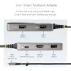 StarTech.com adattatore multiporta USB-C - 4K 60Hz HDMI con HDR - hub USB a 3 porte - 100W Power Delivery pass-through - certificato Works With Chromebook - Windows/macOS/iPadOS/Android™