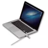 Techly lucchetto di sicurezza a combinazione per notebook per slot Nano, 1,8 m, lucchetto a combinazione, metallo, acciaio, argento