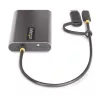 StarTech.com adattatore USB-C a doppio HDMI – USB-C o A a 2x HDMI – 4K 60Hz – 100W Power Delivery Pass-Through – cavo integrato da 30 cm (1ft) – convertitore USB-HDMI multi-monitor per laptop – TAA