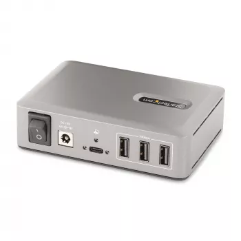 StarTech.com hub USB-C a 10 porte - 8x USB-A/2x USB-C - self-powered con alimentatore 65W - USB 3.1 10Gbps - hub USB per desktop/laptop con cavo di blocco certificato USB-IF da 3ft, hub USB C