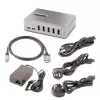StarTech.com hub USB-C a 10 porte - 8x USB-A/2x USB-C - self-powered con alimentatore 65W - USB 3.1 10Gbps - hub USB per desktop/laptop con cavo di blocco certificato USB-IF da 3ft, hub USB C