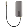 StarTech.com adattatore multiporta USB-C – video HDMI 4K 60Hz, hub USB-A a 3 porte 5Gbit/s, 100W USB Power Delivery pass-through/GbE/SD/MicroSD, cavo 30cm, docking station portatile per laptop
