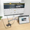 StarTech.com adattatore multiporta USB-C – video HDMI 4K 60Hz, hub USB-A a 3 porte 5Gbit/s, 100W USB Power Delivery pass-through/GbE/SD/MicroSD, cavo 30cm, docking station portatile per laptop