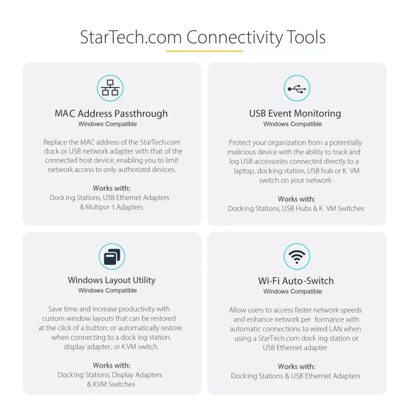 StarTech.com adattatore multiporta USB-C – video HDMI 4K 60Hz, hub USB-A a 3 porte 5Gbit/s, 100W USB Power Delivery pass-through/GbE/SD/MicroSD, cavo 30cm, docking station portatile per laptop