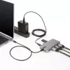 StarTech.com adattatore multiporta USB-C triple monitor, doppio 4K 60Hz + 4K 30Hz HDMI & DisplayPort, hub USB a 3 porte 10Gbps, 100W PD pass-through, GbE, travel dock, Windows & ChromeOS