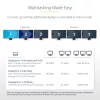 StarTech.com adattatore multiporta USB-C triple monitor, doppio 4K 60Hz + 4K 30Hz HDMI & DisplayPort, hub USB a 3 porte 10Gbps, 100W PD pass-through, GbE, travel dock, Windows & ChromeOS