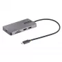 StarTech.com adattatore multiporta USB-C, video doppio HDMI, 4K 60Hz, hub USB-A 2x 5 Gbit/s, 100 W Power Delivery pass-through/GbE/SD/MicroSD, cavo 30 cm, travel dock, docking station per laptop