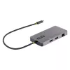 StarTech.com adattatore multiporta USB-C, video doppio HDMI, 4K 60Hz, hub USB-A 2x 5 Gbit/s, 100 W Power Delivery pass-through/GbE/SD/MicroSD, cavo 30 cm, travel dock, docking station per laptop