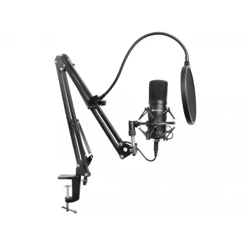 Sandberg Streamer kit microfono USB, microfono da studio, -27 dB, 30 - 16000 Hz, 24 bit, 96 kHz, unidirezionale