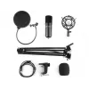 Sandberg Streamer kit microfono USB, microfono da studio, -27 dB, 30 - 16000 Hz, 24 bit, 96 kHz, unidirezionale