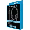 Sandberg USB Office Headset Pro Stereo, con filo, ufficio/call center, 20 - 20000 Hz, 115 g, headset, nero