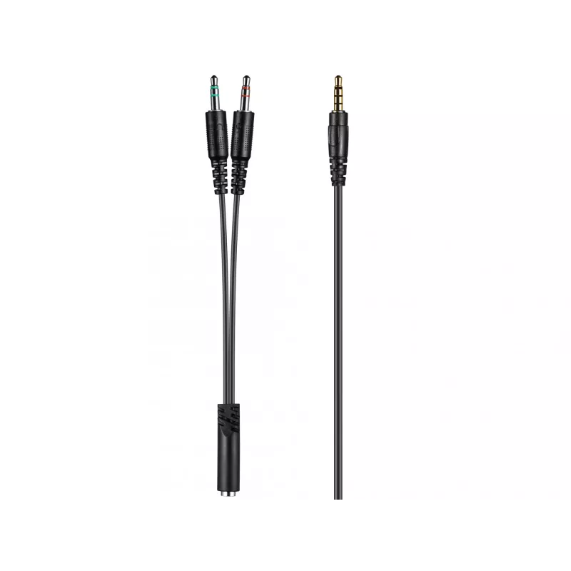 Sandberg MiniJack Chat headset, con filo, chiamate/musica, 20 - 20000 Hz, 180 g, headset, nero