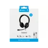 Sandberg MiniJack Chat headset, con filo, chiamate/musica, 20 - 20000 Hz, 180 g, headset, nero
