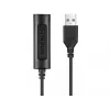 Sandberg 2in1 Office headset jack+USB, con filo, ufficio/call center, 20 - 20000 Hz, 110 g, cuffie, nero
