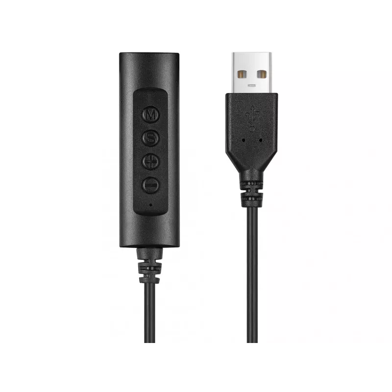 Sandberg 2in1 Office headset jack+USB, con filo, ufficio/call center, 20 - 20000 Hz, 110 g, cuffie, nero