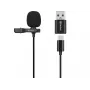 Sandberg Streamer microfono clip USB, microfono lavalier/da applicare, -38 dB, 50 - 18000 Hz, 16 Bit, 48 kHz, 84 dB