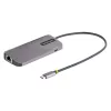 StarTech.com adattatore multiporta USB-C, video HDMI 4K 60Hz, hub USB a 3 porte 5Gbps, 100W Power Delivery Pass-Through, GbE, cavo 30 cm, mini travel dock, docking station per laptop