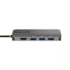 StarTech.com adattatore multiporta USB-C, video HDMI 4K 60Hz, hub USB a 3 porte 5Gbps, 100W Power Delivery Pass-Through, GbE, cavo 30 cm, mini travel dock, docking station per laptop