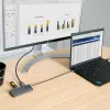 StarTech.com adattatore multiporta USB-C, video HDMI 4K 60Hz, hub USB a 3 porte 5Gbps, 100W Power Delivery Pass-Through, GbE, cavo 30 cm, mini travel dock, docking station per laptop