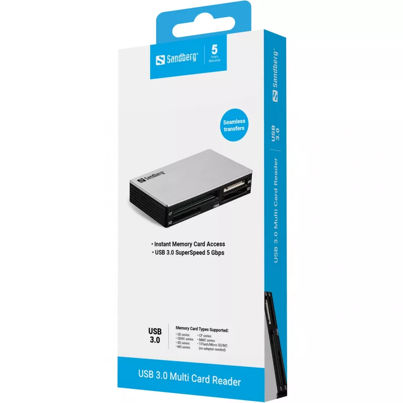 Sandberg lettore multi card USB 3.0