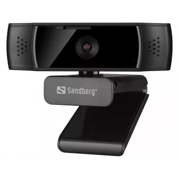 Sandberg webcam USB Autofocus DualMic, 2,07 MP, 1920 x 1080 pixel, Full HD, 30 fps, 70°, 70°