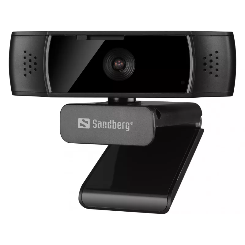 Sandberg webcam USB Autofocus DualMic, 2,07 MP, 1920 x 1080 pixel, Full HD, 30 fps, 70°, 70°