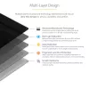StarTech.com pellicola privacy per Surface Laptop / Surface Book 13,5 inch, filtro privacy antiriflesso con riduzione della luce blu del 51%, protezione schermo monitor con angolo di visuale ±30°, superficie opaca