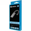 Sandberg 136-20 hub tascabile da USB-C a 4x USB 3.0, alluminio, grigio
