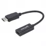 Manhattan cavo adattatore DisplayPort 1.1 a HDMI, 1080p@60Hz, connettore maschio a connettore femmina, nero, cavo 15 cm, DP con blocco, non bidirezionale, tre anni di garanzia, corrisponde a DP2HDMI