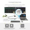 StarTech.com adattatore multiporta USB-C con dongle USB-C a USB-A integrato, dual HDMI (4K30Hz/1080p60Hz), 3x USB-A 5Gbps, mini travel dock, docking station per laptop, cavo 1,3ft/40cm