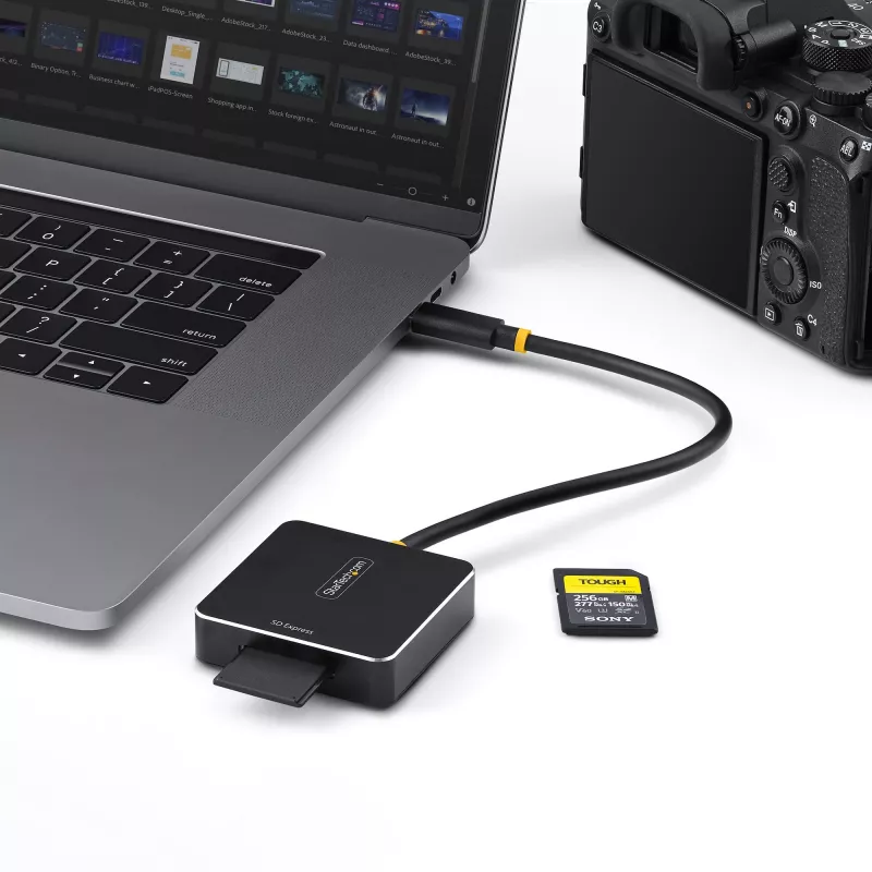 StarTech.com 1B-USB-C-SDE-ADAPTER lettore di schede USB 3.2 Gen 2 (3.1 Gen 2) Type-C nero