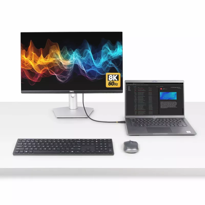 StarTech.com cavo USB4 1m (3,3ft), cavo USB-C certificato USB-IF, 40Gbps, 240W Power Delivery PD 3.1 EPR, 8K 60Hz, cavo per trasferimento dati USB Type-C, compatibile con porte Thunderbolt/USB 3.2