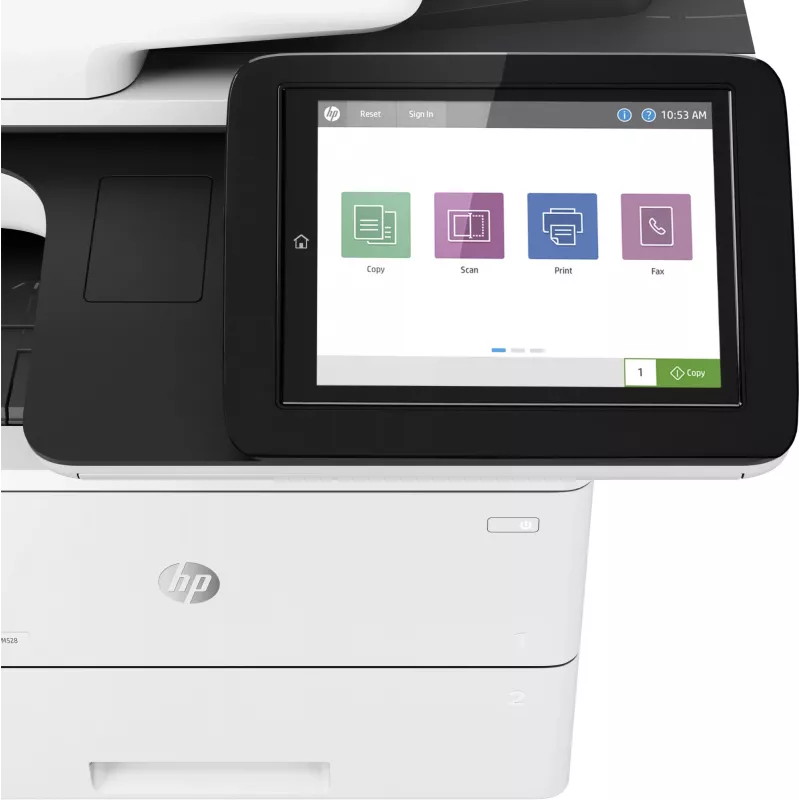 HP LaserJet Enterprise MFP M528dn, laser, stampa monocromatica, 1200 x 1200 DPI, A4, stampa diretta, nero, bianco