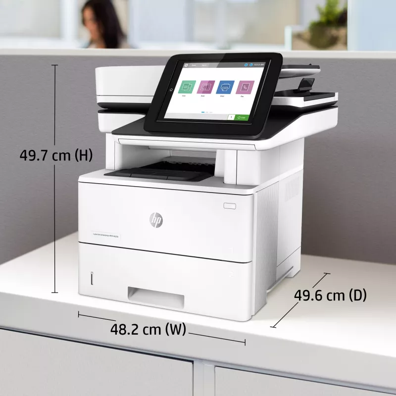 HP LaserJet Enterprise MFP M528dn, laser, stampa monocromatica, 1200 x 1200 DPI, A4, stampa diretta, nero, bianco