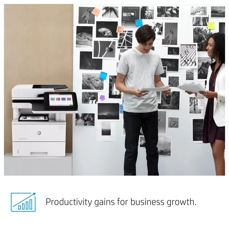 HP LaserJet Enterprise MFP M528dn, laser, stampa monocromatica, 1200 x 1200 DPI, A4, stampa diretta, nero, bianco