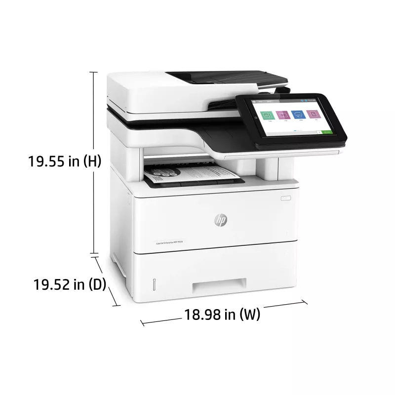HP LaserJet Enterprise MFP M528dn, laser, stampa monocromatica, 1200 x 1200 DPI, A4, stampa diretta, nero, bianco
