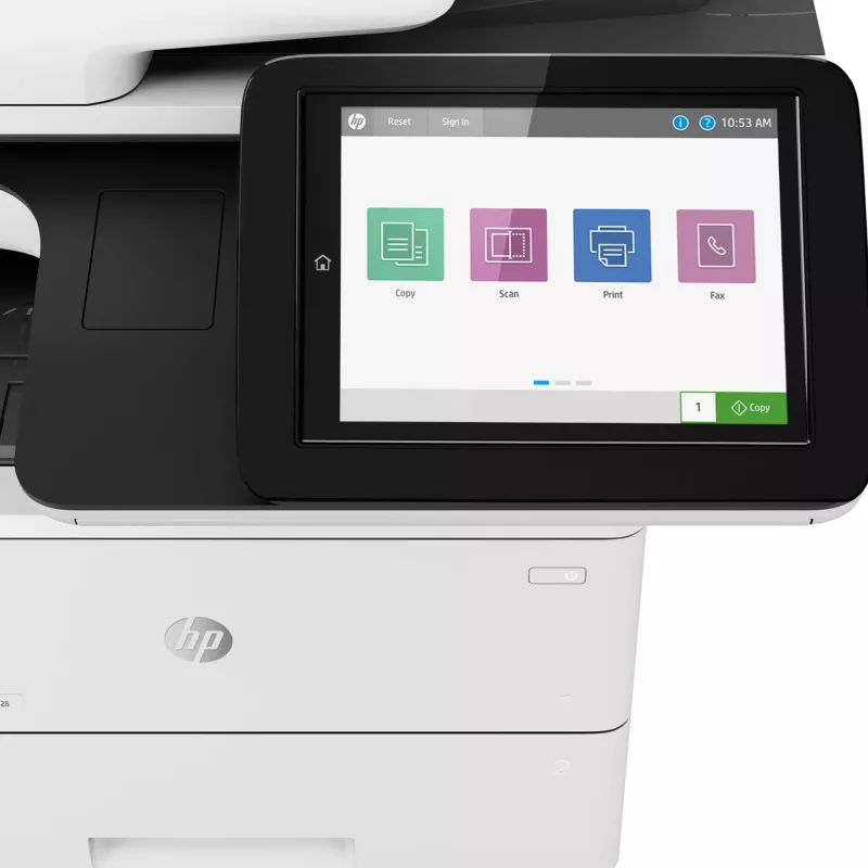 HP LaserJet Enterprise MFP M528dn, laser, stampa monocromatica, 1200 x 1200 DPI, A4, stampa diretta, nero, bianco