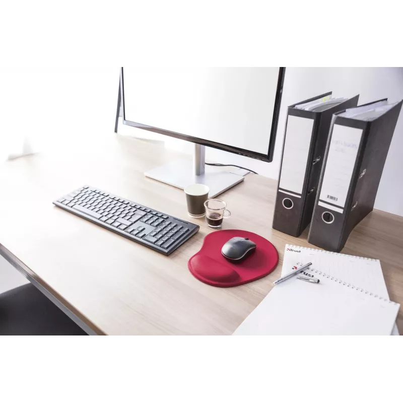 Trust 20429 tappetino mouse rosso