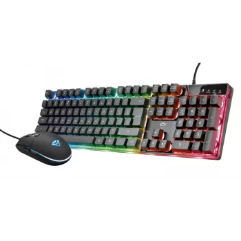 Trust GXT 838 Azor tastiera mouse incluso gaming USB nero